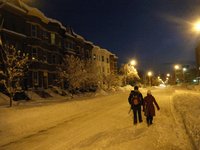 Charles Village -- Baltimore Blizzard 2010